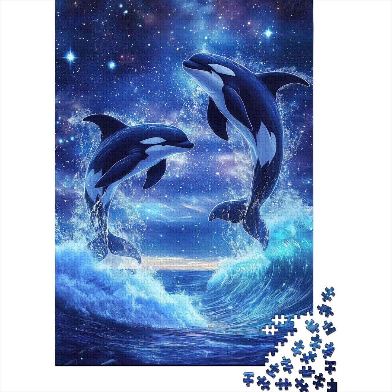 Killer Whale Ocean 1000 Piece Jigsaw Puzzle Stress Relief For Adult
