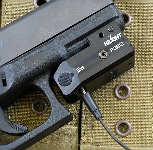 Miniatura 7 de HiLight Tactical Performance Series Dual Laser Blue, Green, Purple, Red - Rechargeable - Hard Anodized Aluminum - Handheld/Rail Mount Light & Dual