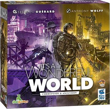 Its A Wonderful World Corruption & Ascension Board Game Expansion - Expand Your Empire with New Challenges, Ages 14+, 1-7 Players, 30-60 Minute Playtime, Made by Lucky Duck Games