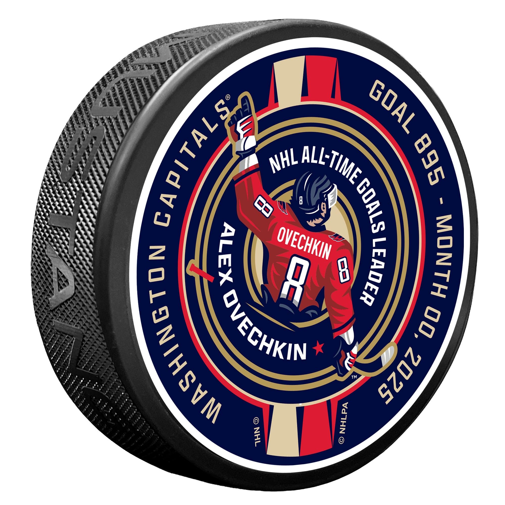 Alexander Ovechkin | 895 Showcase Puck