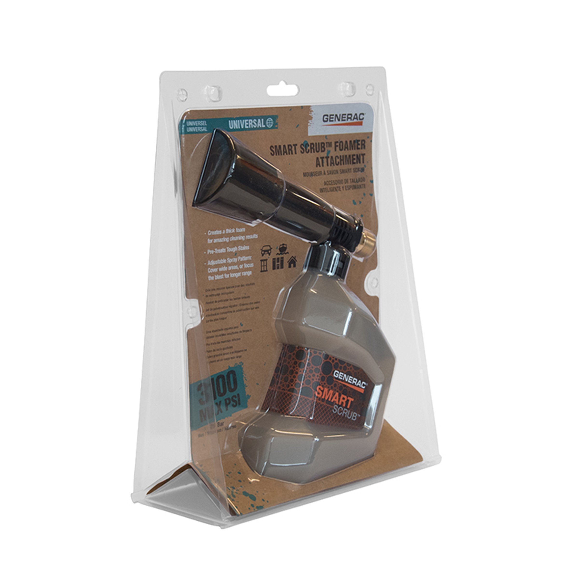 Generac7665 Power Foamier, Gray, Black