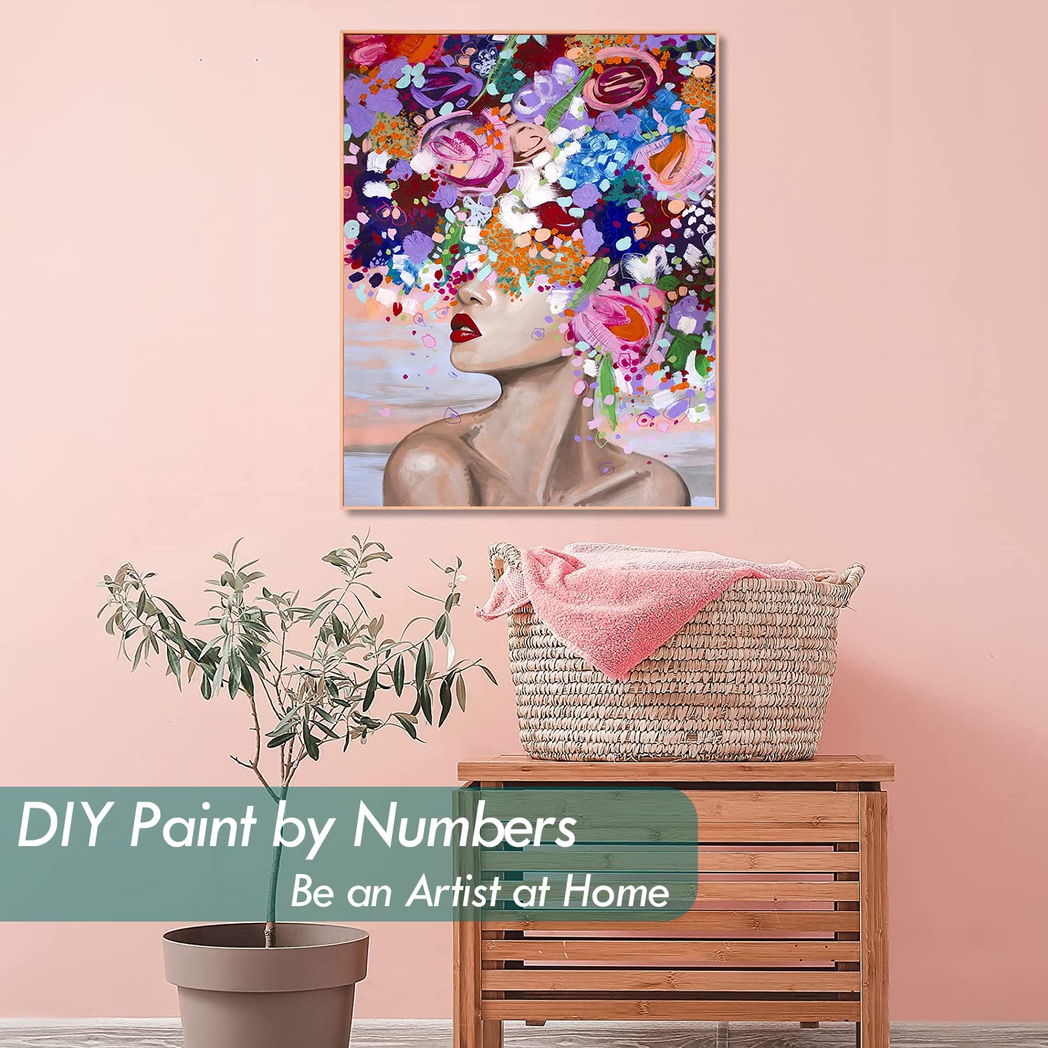 DonElton Kit Dipingere Con I Numeri Italia 40x50 Cm - Tela, Pennelli E Colori Acrilici Per Adulti E Bambini - Foto 6