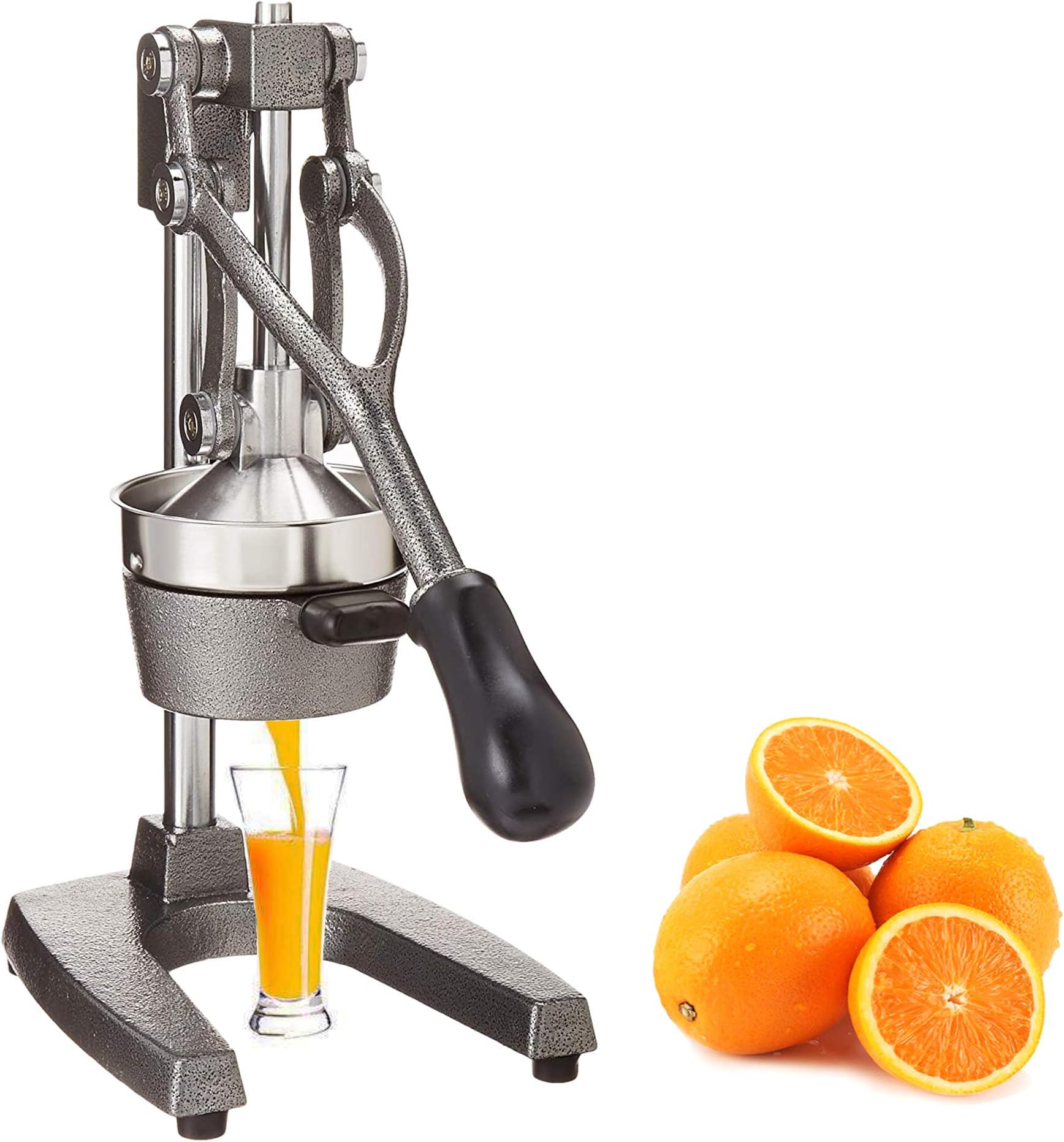 Switol Manual Citrus Juicer, Commercial Hand Orange juice Squeezer, Suitable for Many Fruit such as Lemon, Lime, Grapefruit, Pomegranate,Ideal Christmas Gifts for Women and Men (Gray)