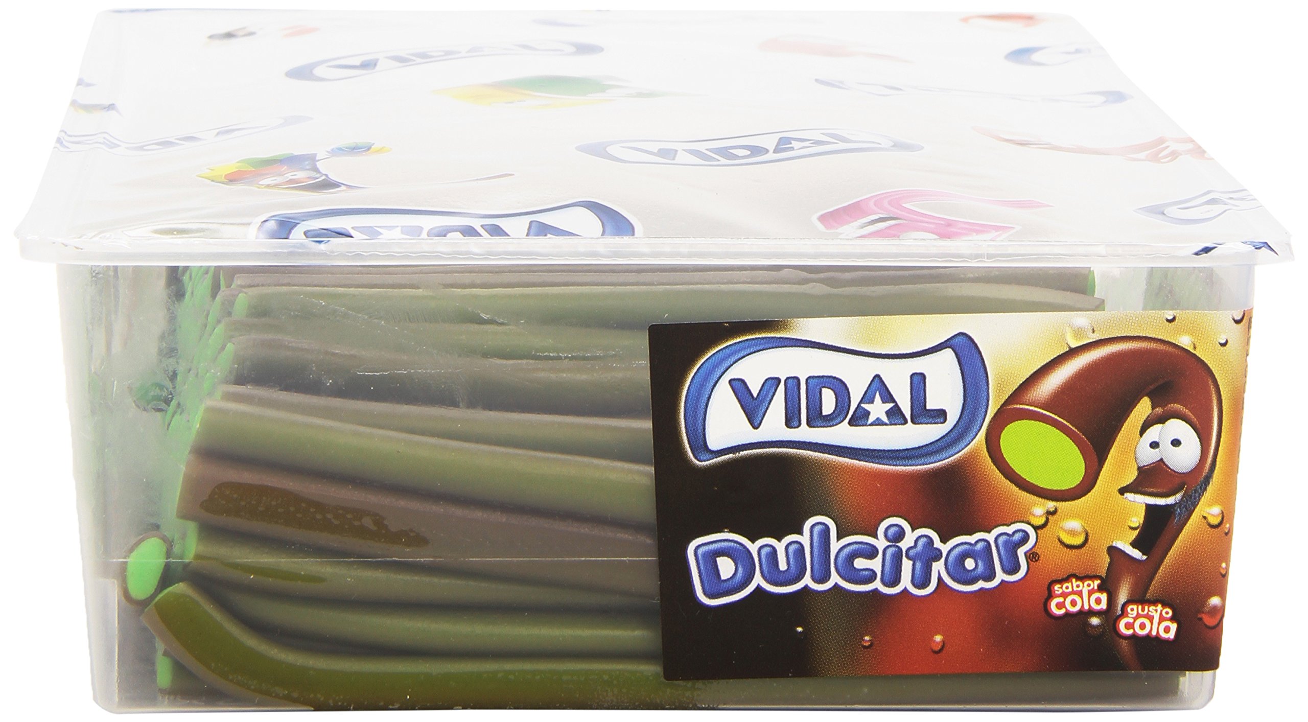Dulcitar Cola Regaliz alargado sabor intenso cola textura blanda sin gluten Bandeja 200 u