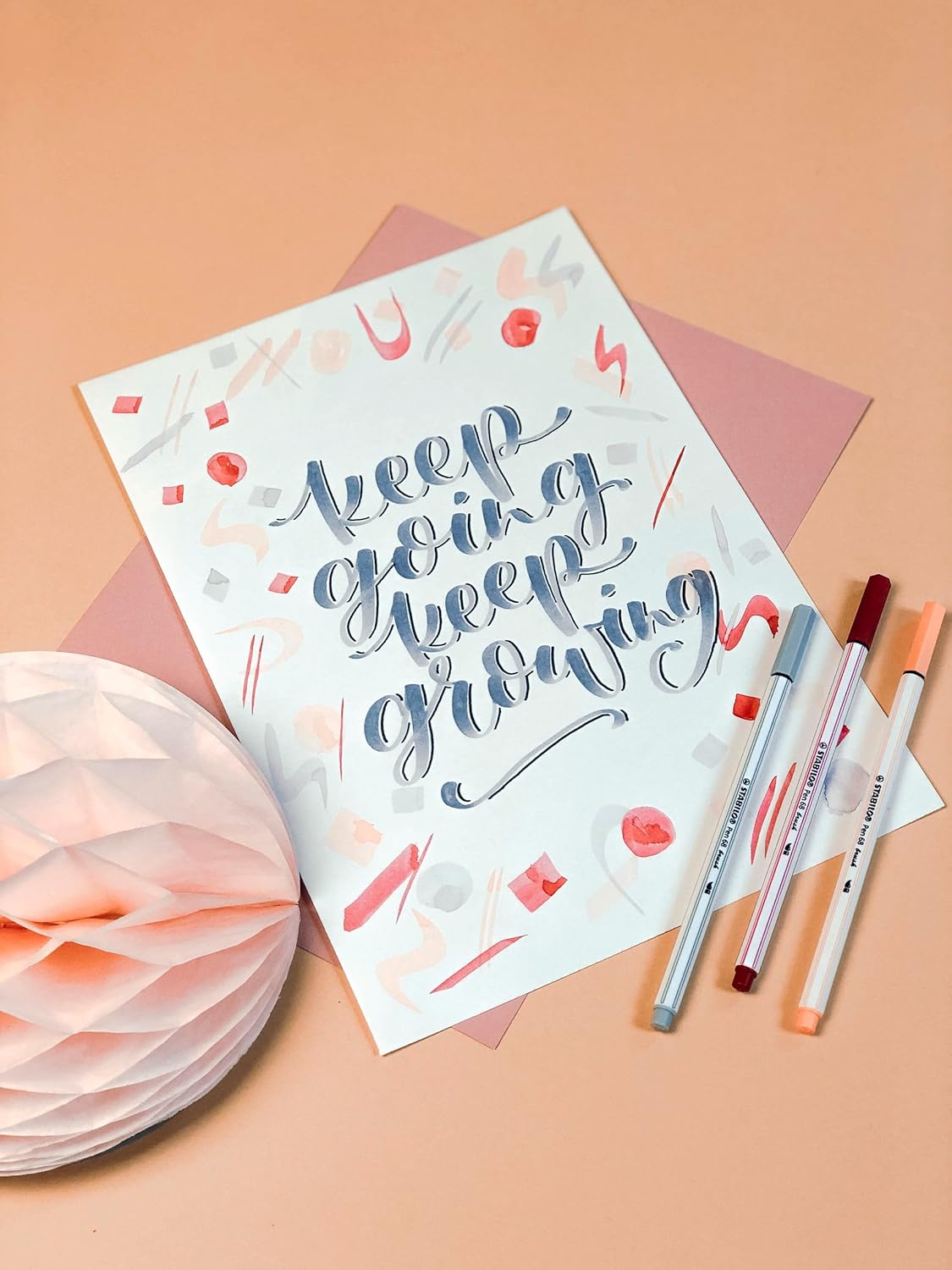 STABILO Premium Fibre-Tip Pen with Brush Tip Pen 68 brush - Pack of 24 - Assorted Colours