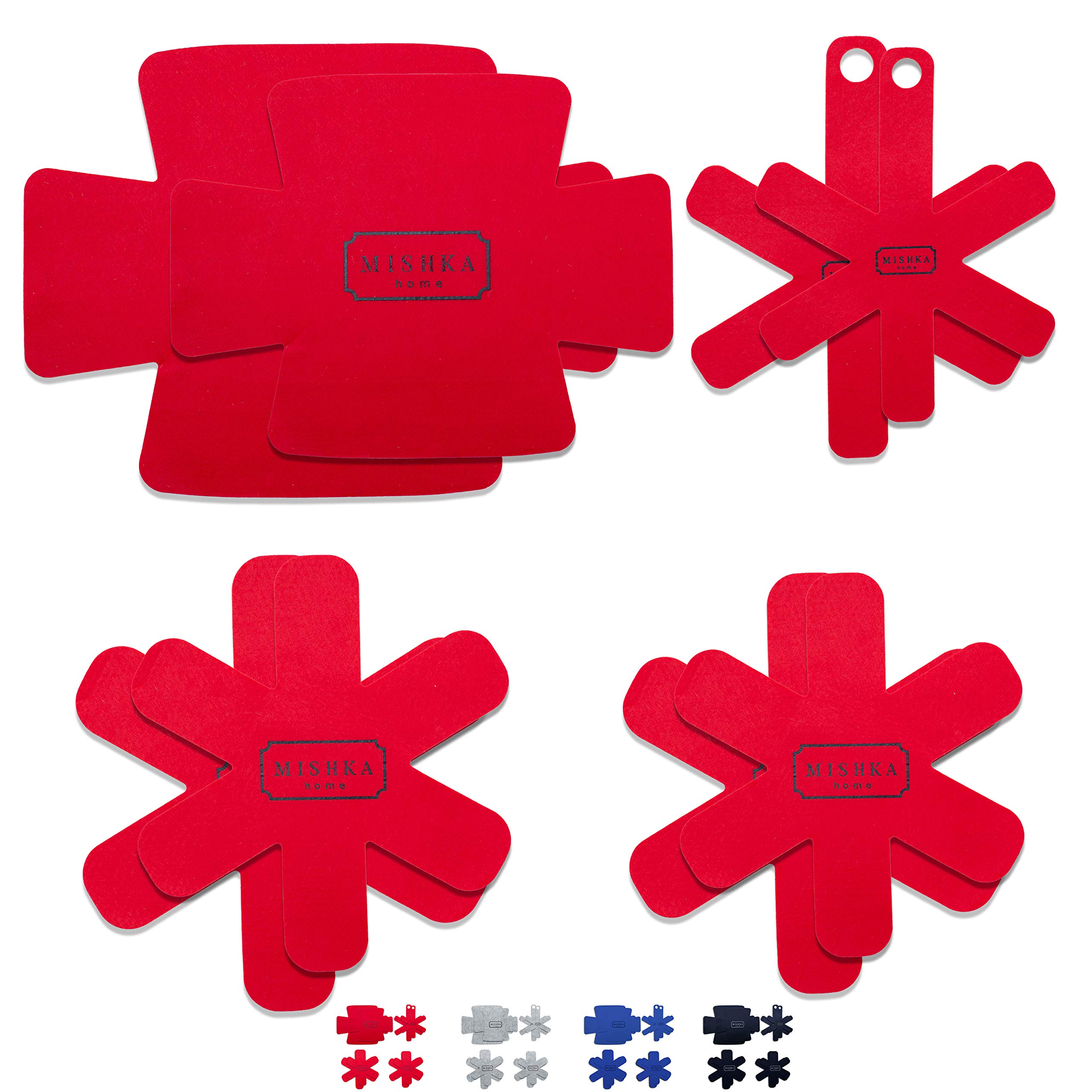 Buy Pan Protectors for Stacking (P1RED) Plush Thick Flexible Felt