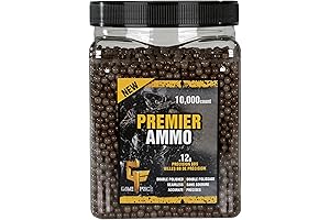 Crosman ASP10K12 Premier .12-Gram 6mm Camo Airsoft BBs (10,000-Count)