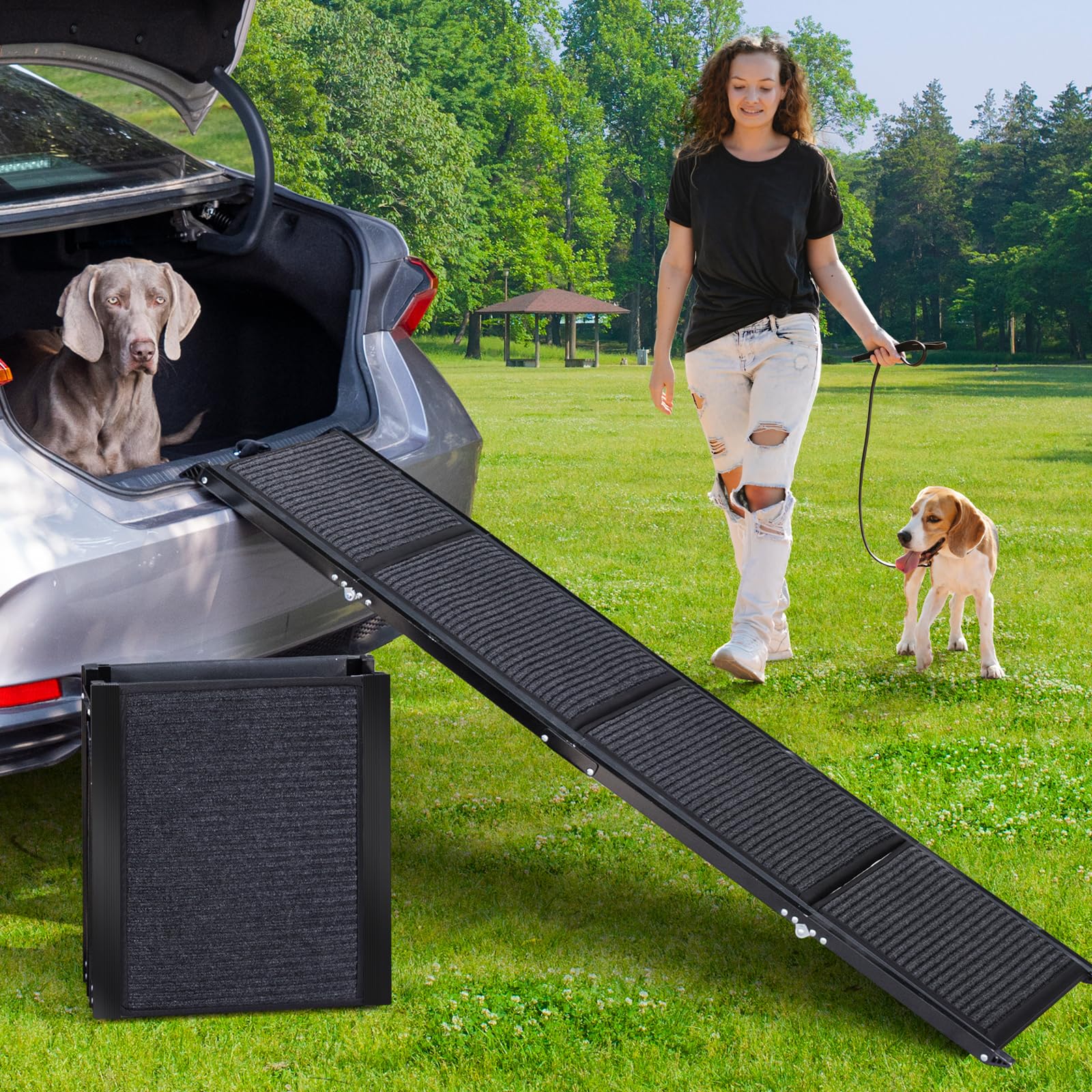 Amazon.co.jp: Uross 3つ折り ペット スロープ [ 全長 160cm