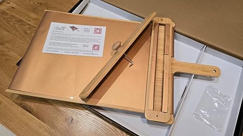 Miniatura 6 de EZ Pizza Peel 14 (tamaño real de 13.46 pulgadas), cáscara de pizza autolanzable, pelada deslizante (también disponible 12 pulgadas, 16 pulgadas y