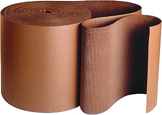 AVIDITI Shipping Corrugated Roll Kraft, 12" x 250', 1-Pack | Corrugated Cardboard Roll for Packing, Shipping and Storage
