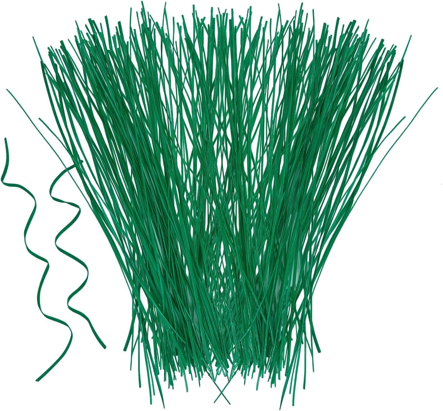Fascette per Piante da Giardino Filo Verde 100 PCS per Rampicanti Fiori Orto