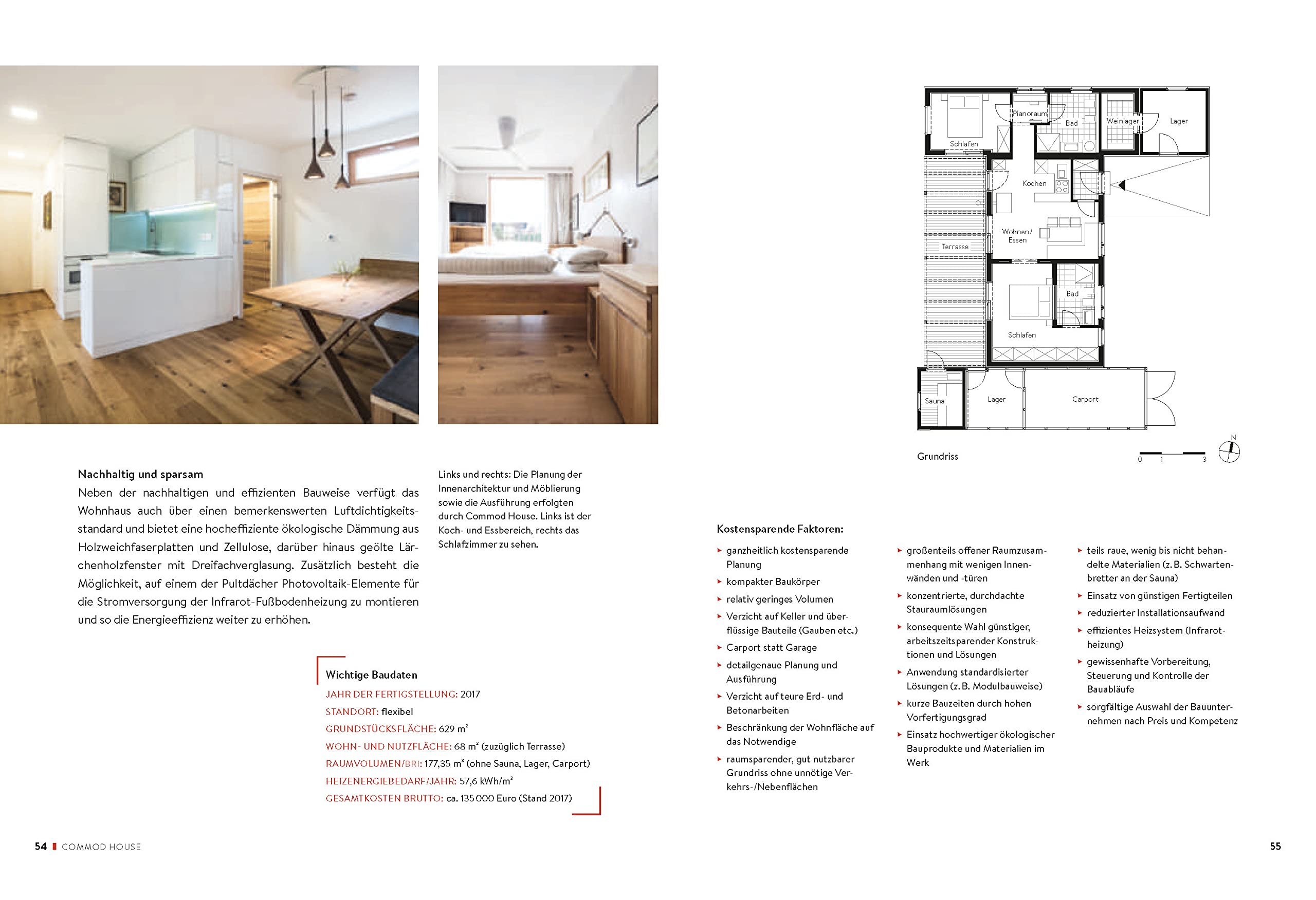 Low Budget Architektenhäuser: um die 300.000 Euro - und darunter