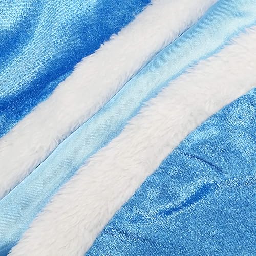 Miniatura 5 de SATINIOR 4 piezas de disfraces de princesa con capucha para niñas, disfraces de princesa, accesorios de fiesta