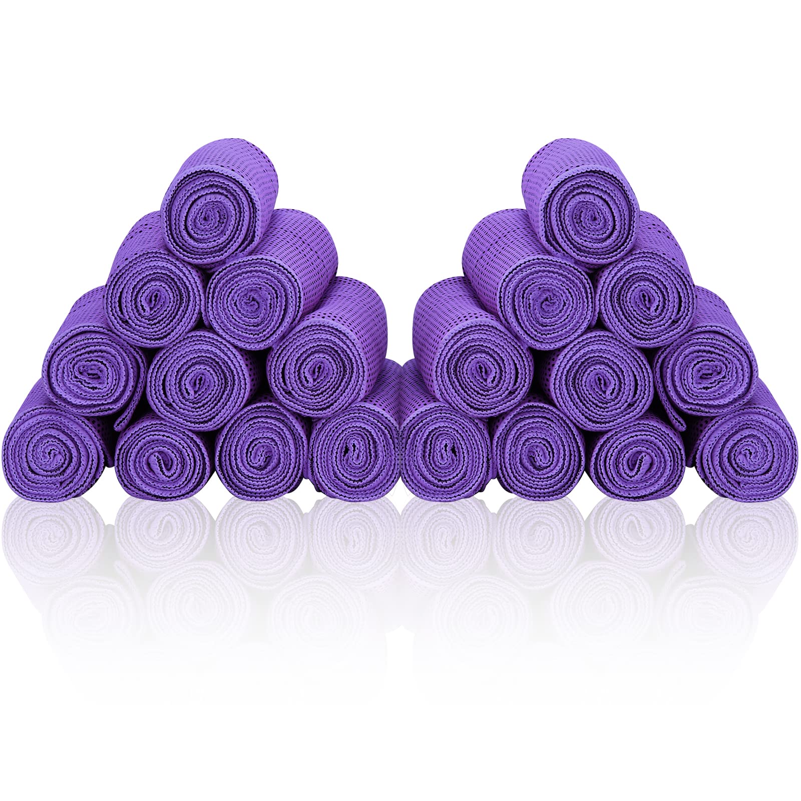 Tagefa Cooling Towel 20 Pack (40"x12") Ice Towels, 160GSM Soft Breathable, Super Absorbent, Quick Cold Towel, for Bowling, Yoga, Travel, Camping, Golf