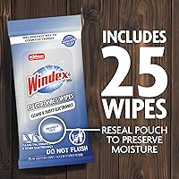 Vista 8 de Toallitas de limpieza electrónica Windex, toallitas para pantallas prehumedecidas para televisores, teléfonos y otros dispositivos electrónicos