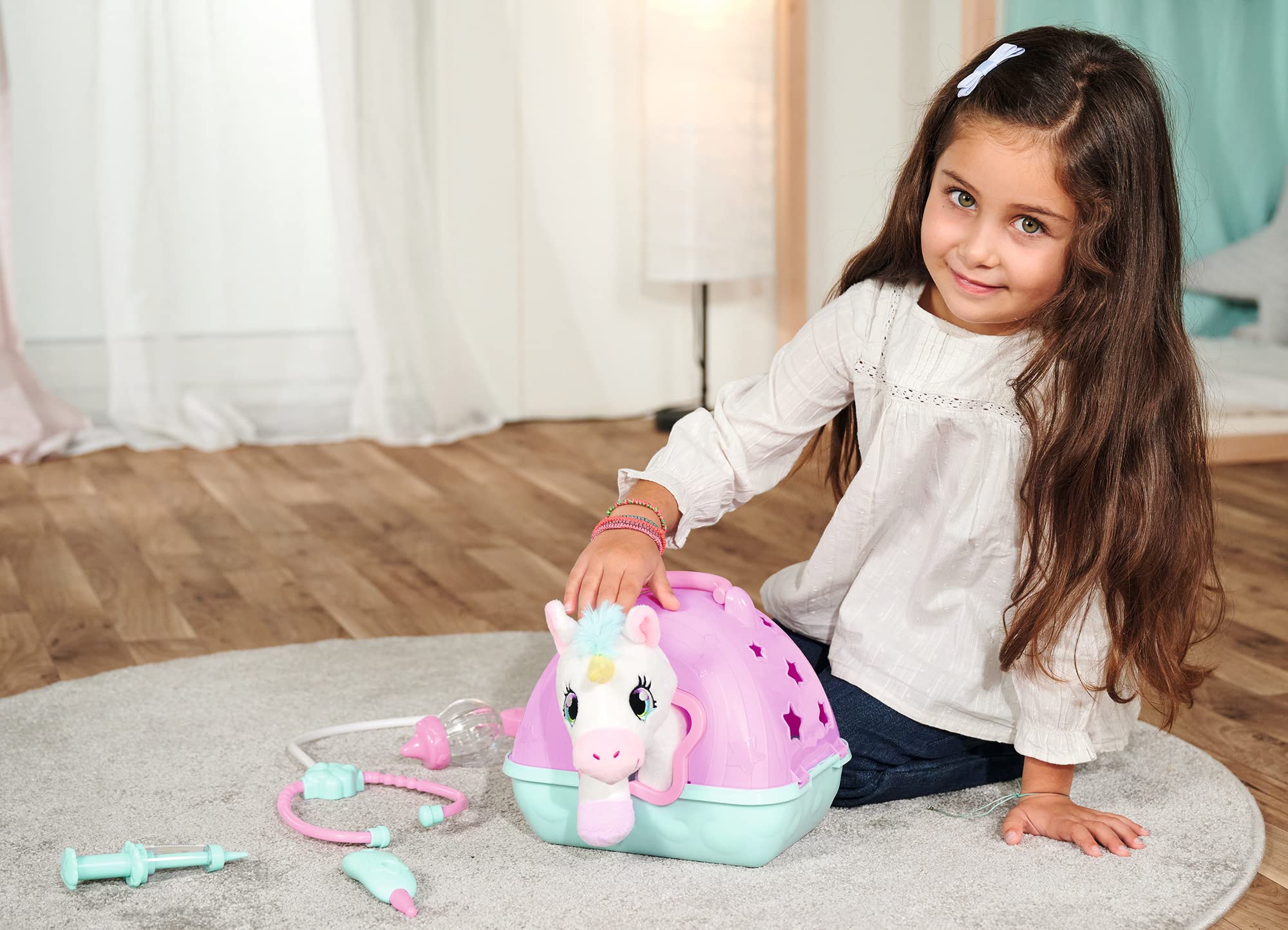 Image secondaire de Mallette de Docteur Licorne en Peluche Simba - Kit de Soins Amusant