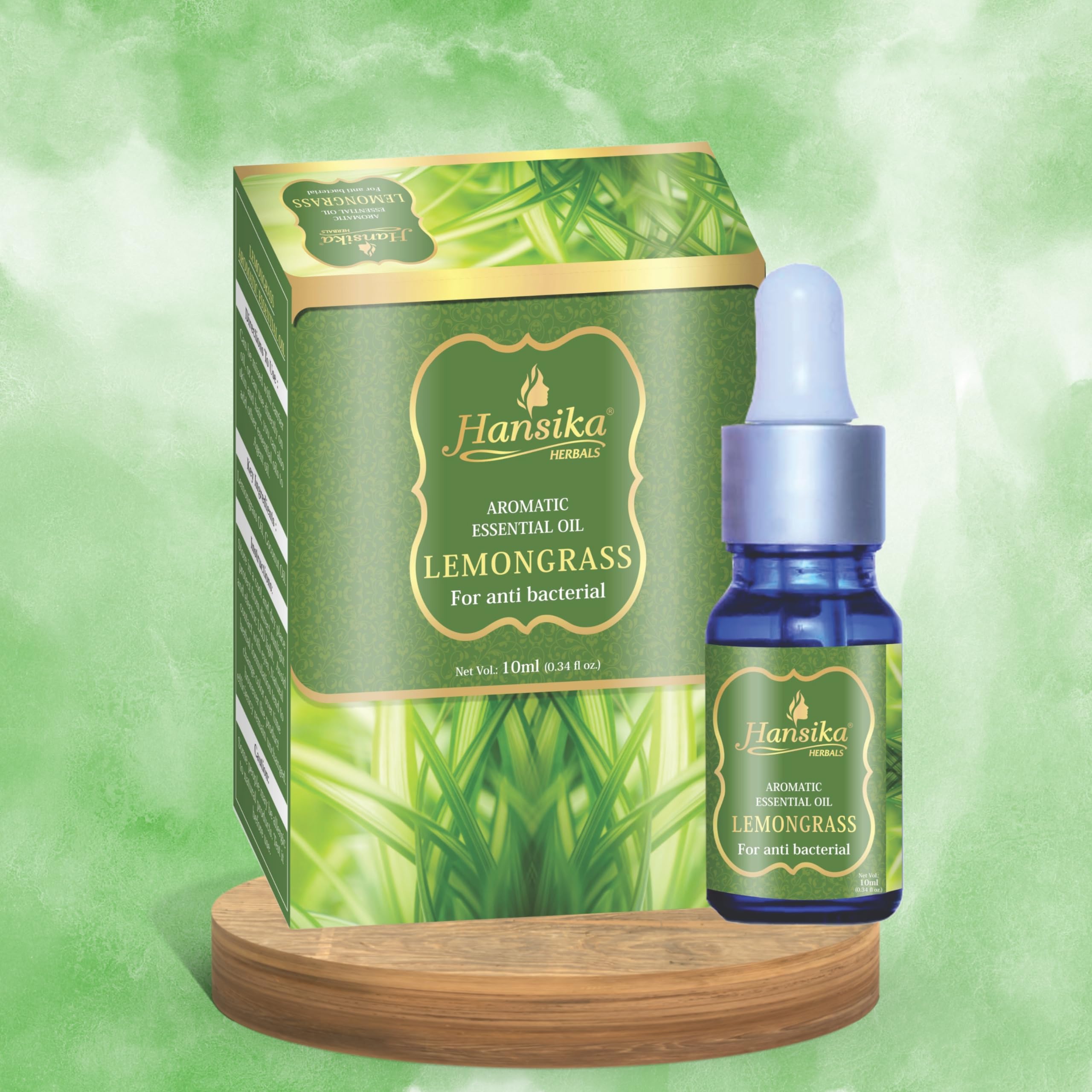 HANSIKA 100% Pure & Natural Lemongrass Oil for Skin,Hair Care and Aromatherapy-10 Ml-image-5