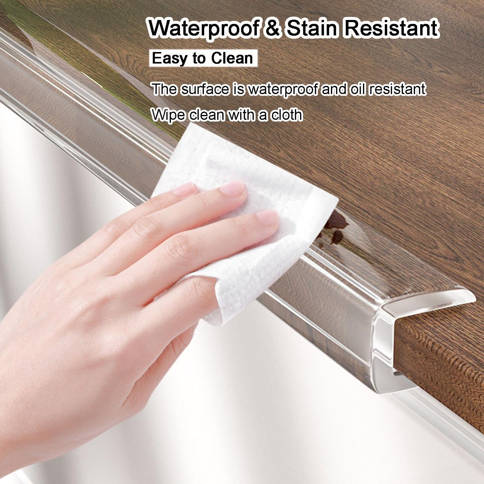 Protege Coin de Table en Forme de U, PVC, 4m Protection Angle Meuble