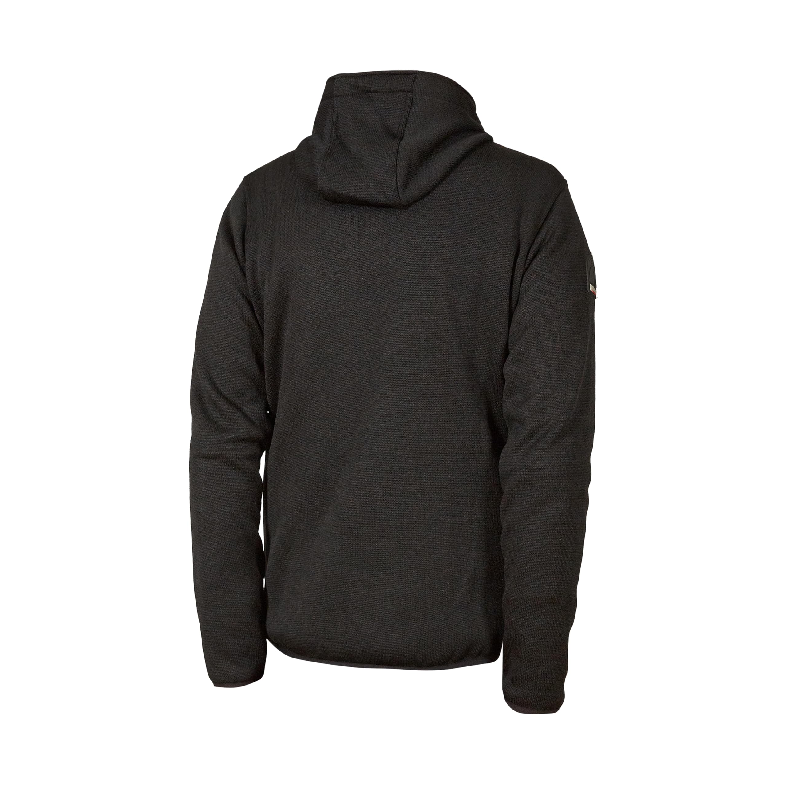 U-POWER DON'T WORRY... BE HAPPY! Felpa Full-zip Con Interno In Morbido Pile Rainbow Black/Fucsia Felpa con cappuccio Uomo (Pacco da 1)