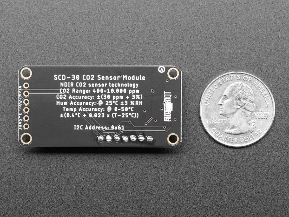 Adafruit SCD-30 NDIR 4867 STEMMA QT/Qwiic Sensor de CO2 y humedad