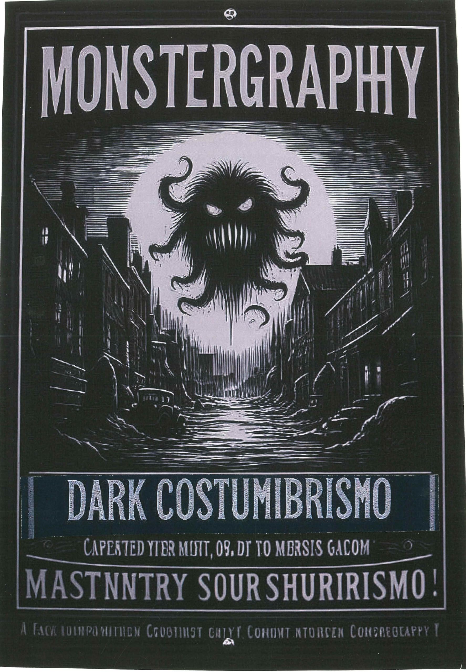 MONSTERGRAPHY DARK COSTUMBRISMO