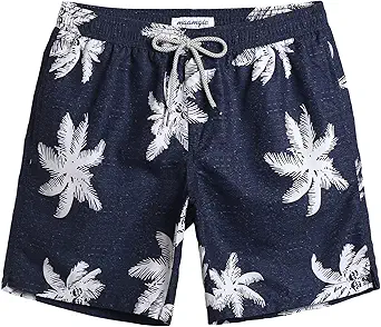 maamgic Mens Swim Trunks Quick Dry Swim Shorts with Mesh Lining Funny Swimwear Bathing Suits
