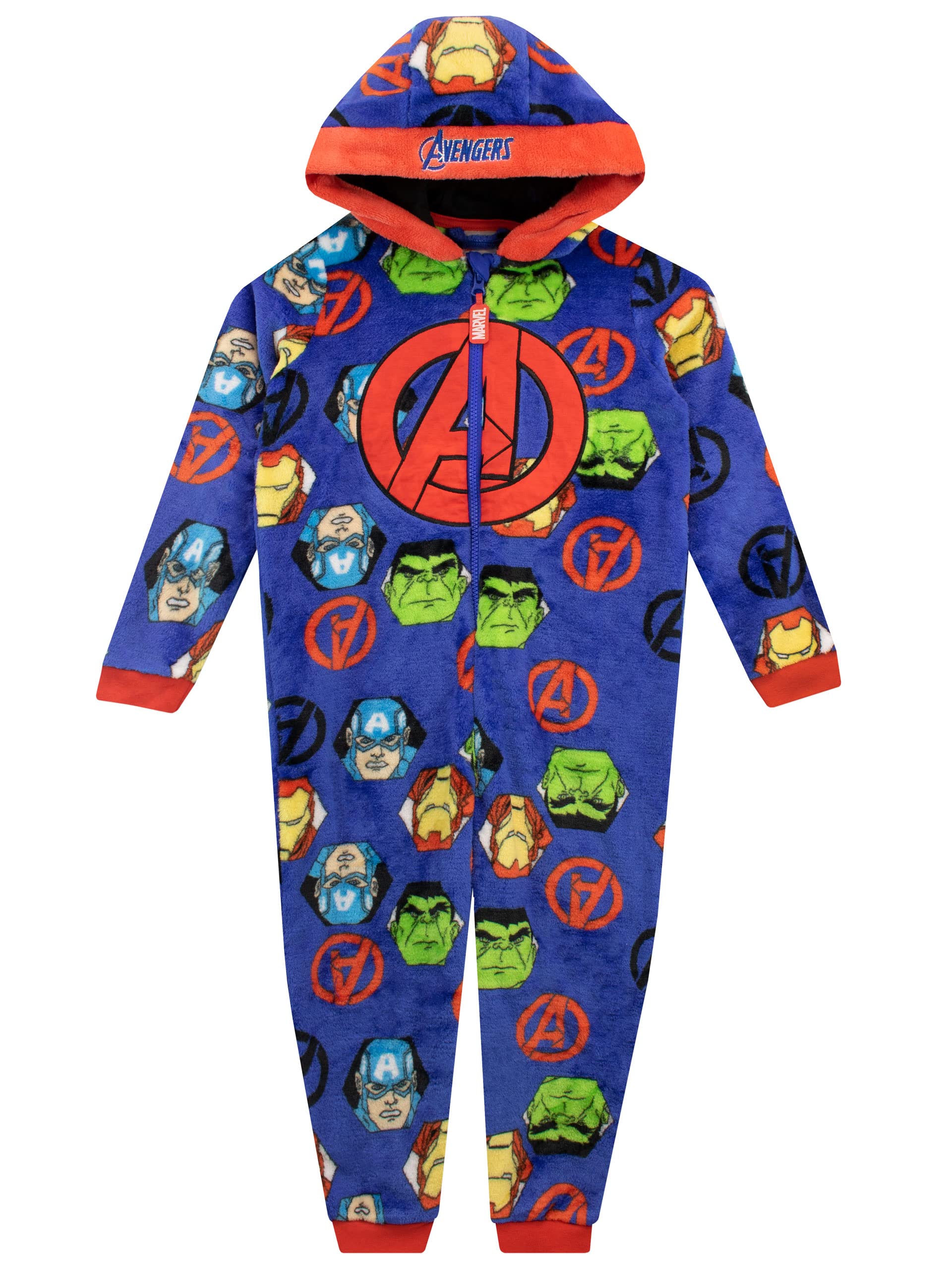 Marvel Boys Multicolor Onesie Avengers Multicoloured 11-12 Years