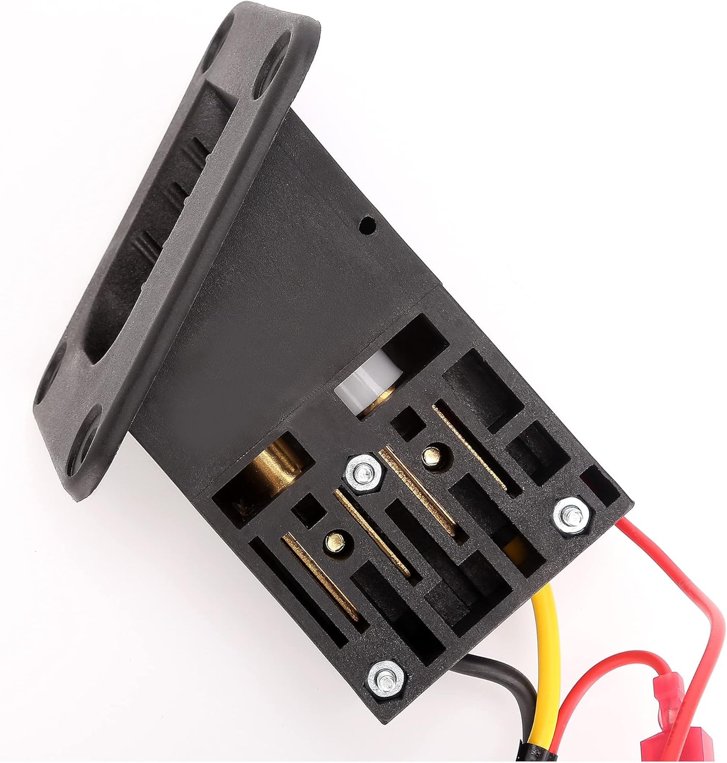 10L0L 36 Volt Powerwise Charger Receptacle for EZGO TXT & Medalist DCS/PDS Golf Cart, Receptacle with Wiring Harness, OEM# 73063-G01 73063G01