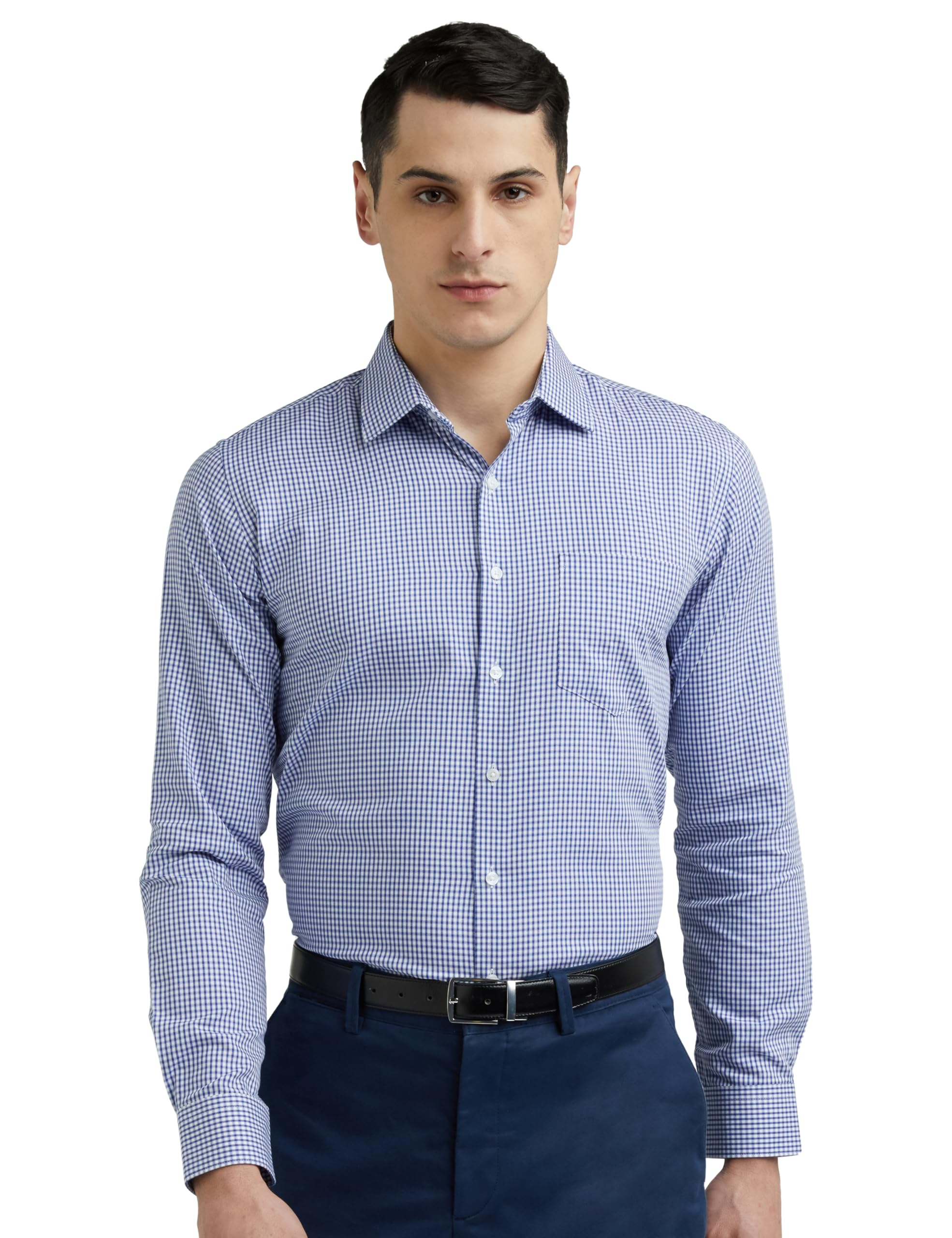 Formal Checkered Shirt for Men| Premium Cotton| Full Sleeves| Slim Fit |Breathable Fabric