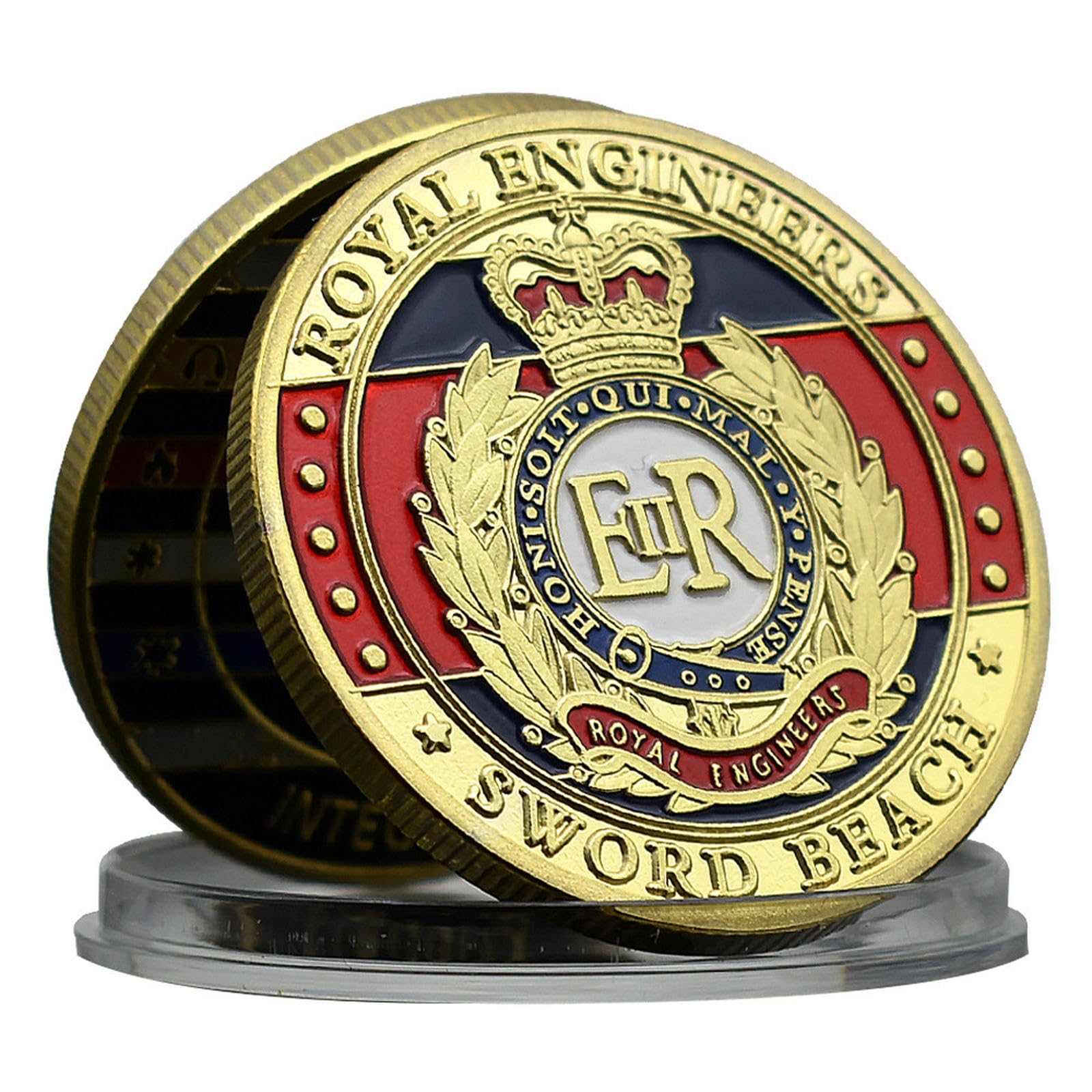 MENOOK Royal Engineer Coin Challenge Coin Commemorative Gift - Gold