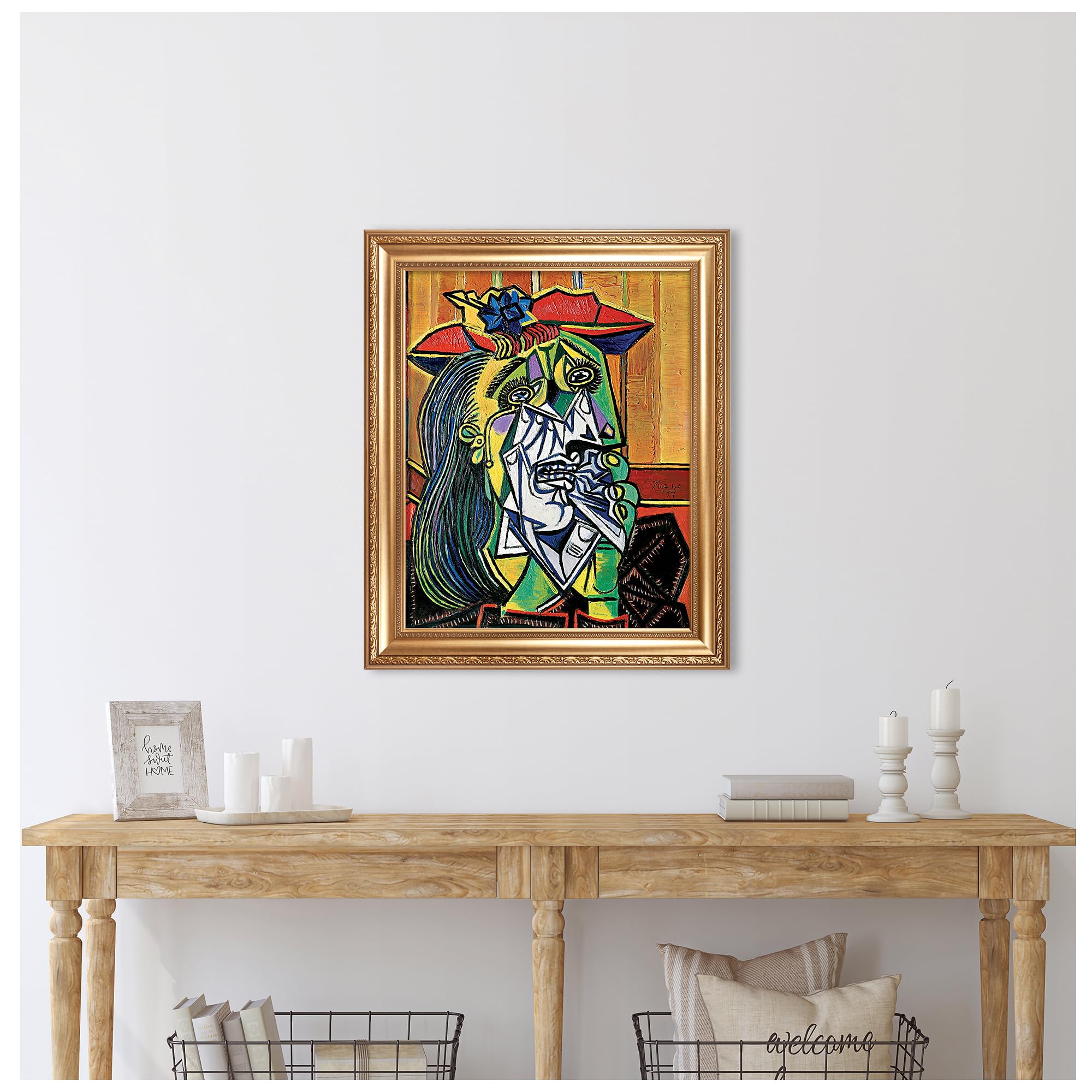 Amazon.com: The Weeping Woman by Pablo Picasso Framed Size:30x36