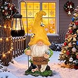 Bienvenue à la maison Gnome avec lanterne