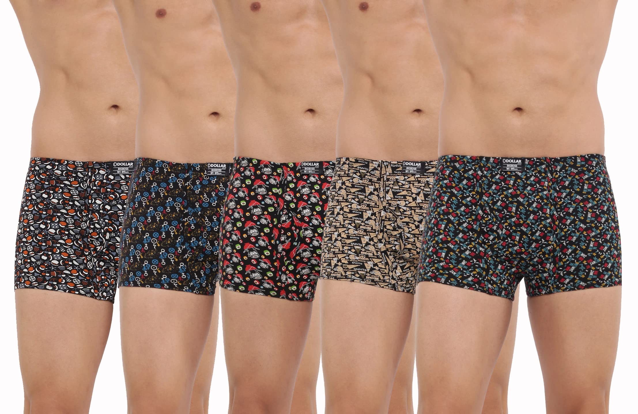 dollar bigboss Men's Cotton Modern Regular Graphic Trunk-picture-18