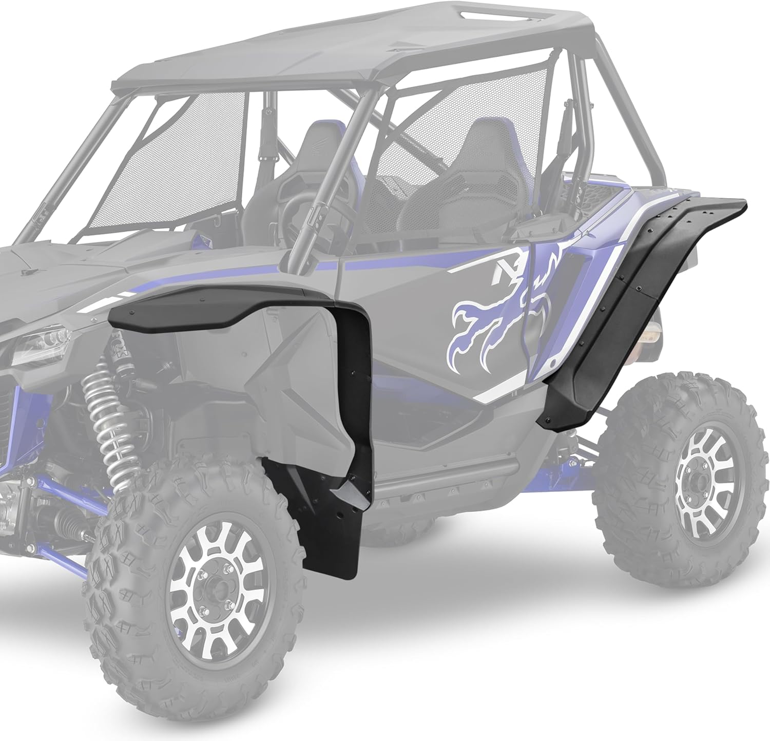 Wider Fender Flares Extensions for Talon 1000 1000x4 19-24, Combined Front and Rear Mud Guard Mud Flaps for Honda Talon 1000X 1000R 1000X4 2019-2024 Accessories, Replacement 0SF70-HL6-A01