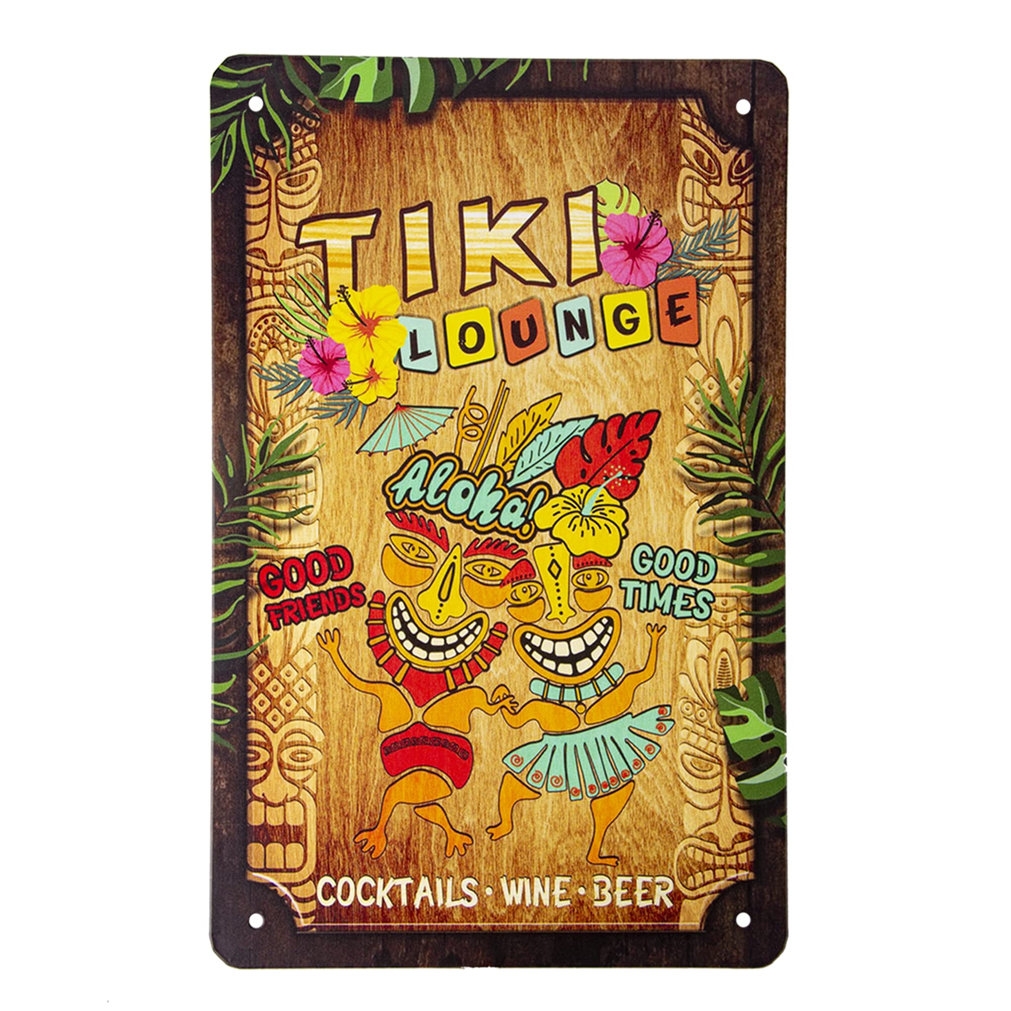 VISTYL Plaque En Métal Martinique France Beach Coast Vintage Voyage Décoration Rustique Grotte Café Bar Chambre Maison Décoration Murale 30 X 43 Cm