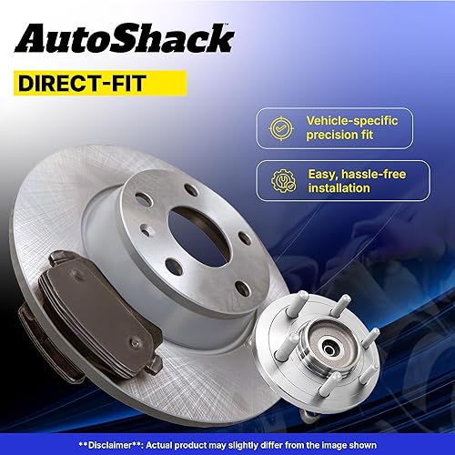 Miniatura 4 de Autoshack RHBBK0466 - Kit de freno delantero de repuesto para Chevrolet Equinox Captiva Sport Saturn Vue Pontiac Torrent Suzuki XL-7, rotores de