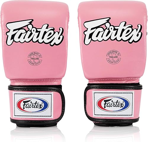 Miniatura 3 de Fairtex TGO3 - Guantes de boxeo Muay Thai para hombres, mujeres, niños, diseño especial de pulgar abierto, guantes de MMA, kickboxing, gimnasio,