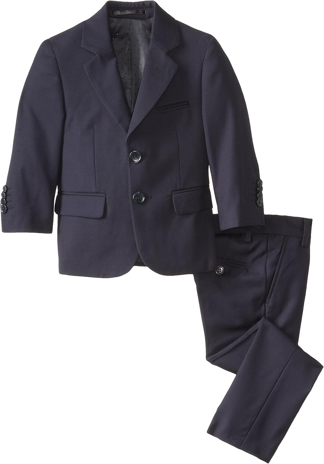 Little Boys' Slim-Fit Wool 2 Piece Solid Suit