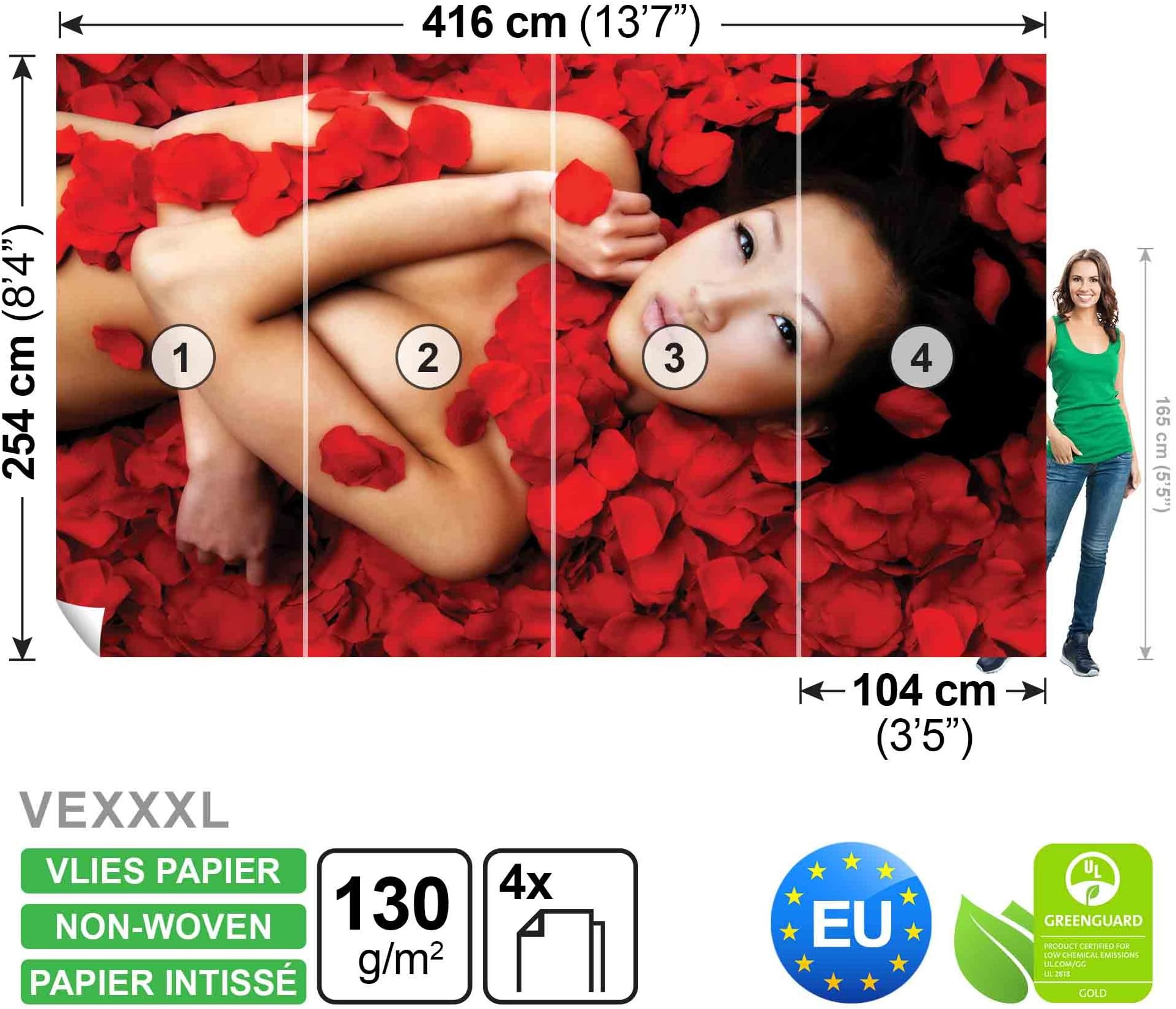 FORWALL Photomural Wallpaper Mural Dekoshop Sexy Lady Teenagers Boys Bedroom ADW1013VEXXXL (416cm x 254cm) Wall Design Decor Photo