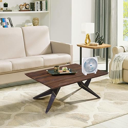 Miniatura 8 de Seasons Comfort Ventilador de caja de mesa de 9 pulgadas, 3 velocidades, ventilador de mesa silencioso con fuerte flujo de aire, ventilador de caja