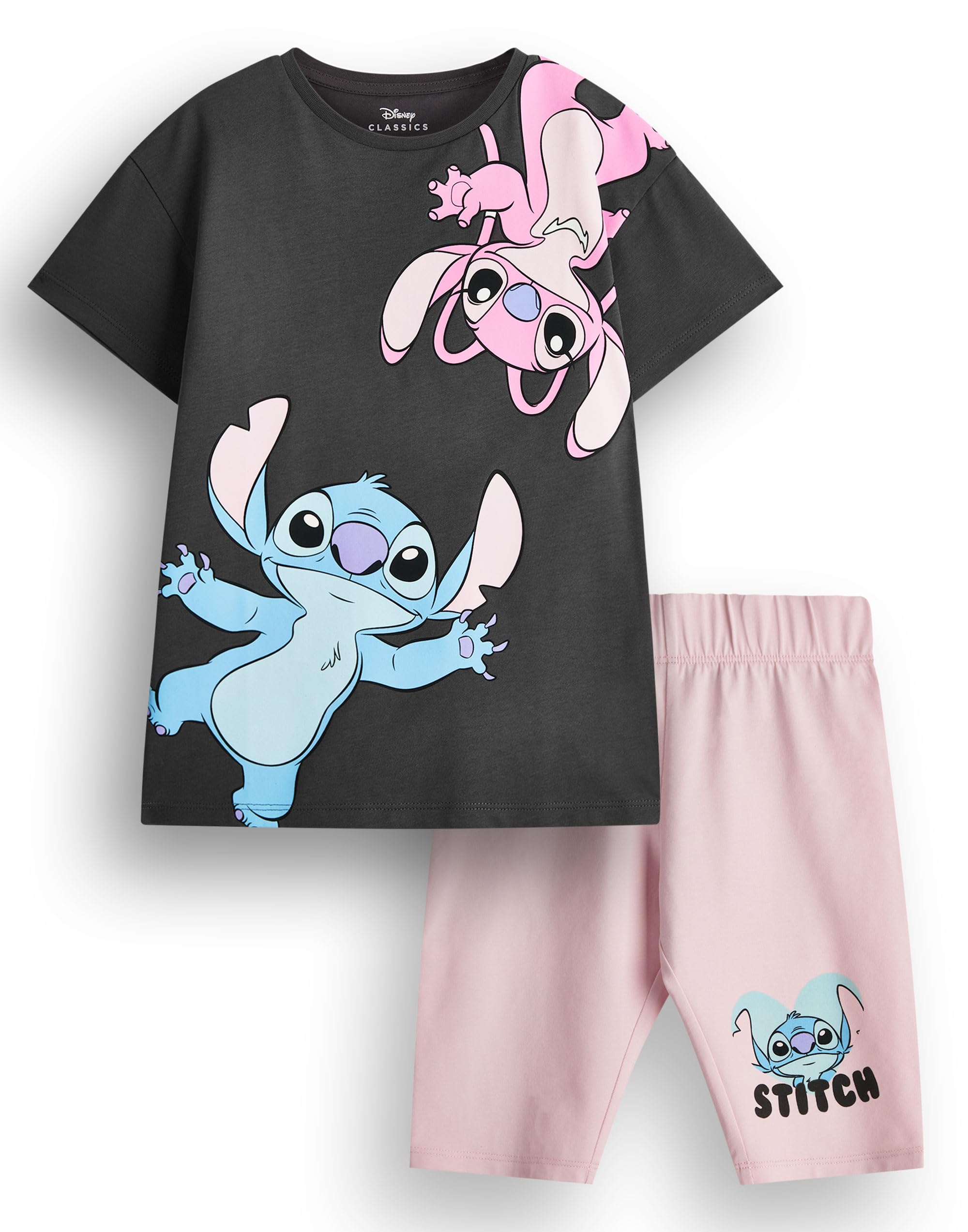 Disney Girls T-Shirt & Shorts Set 6-7 Years