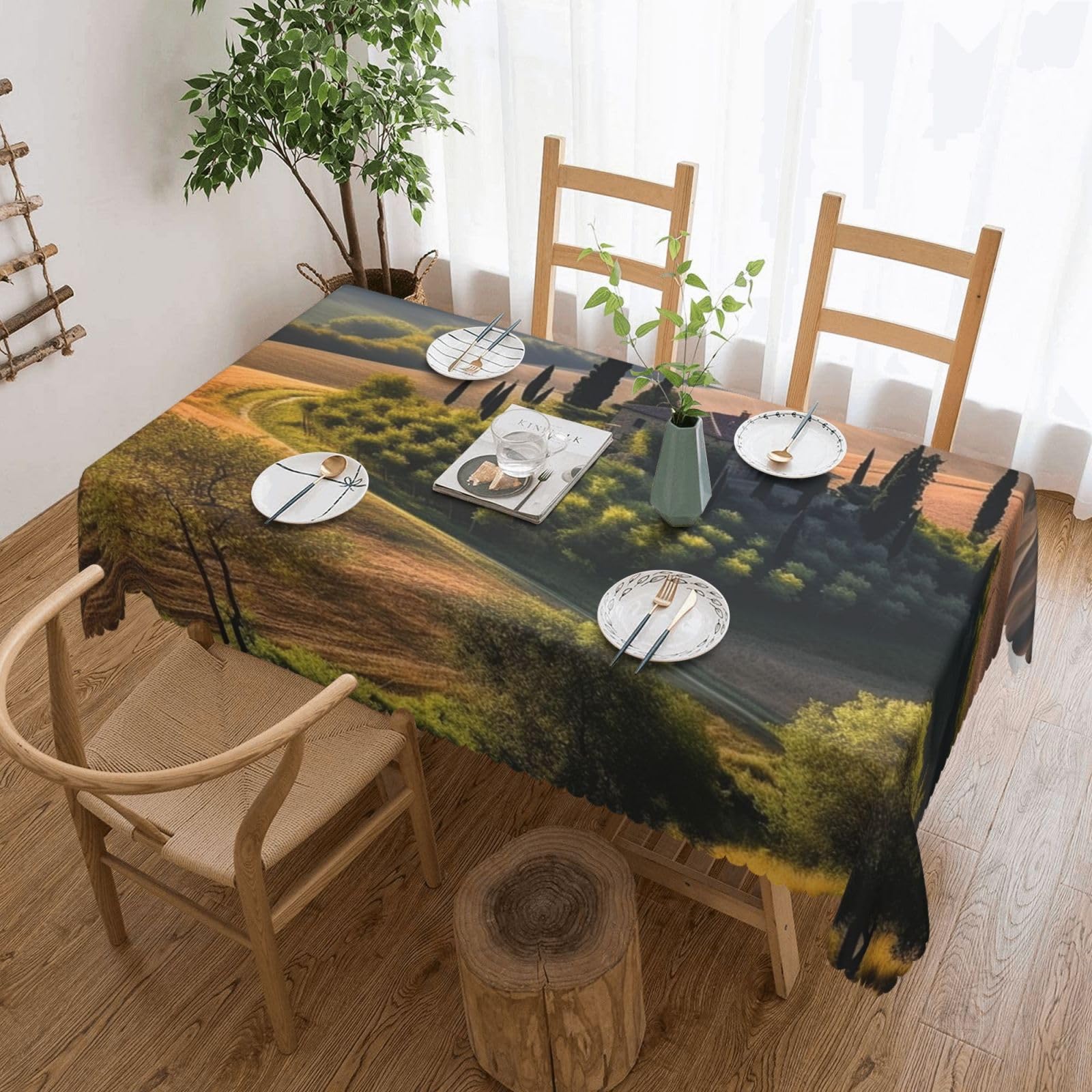 Nappe imperméable lavable anti-tache pour protéger votre table de salle à manger