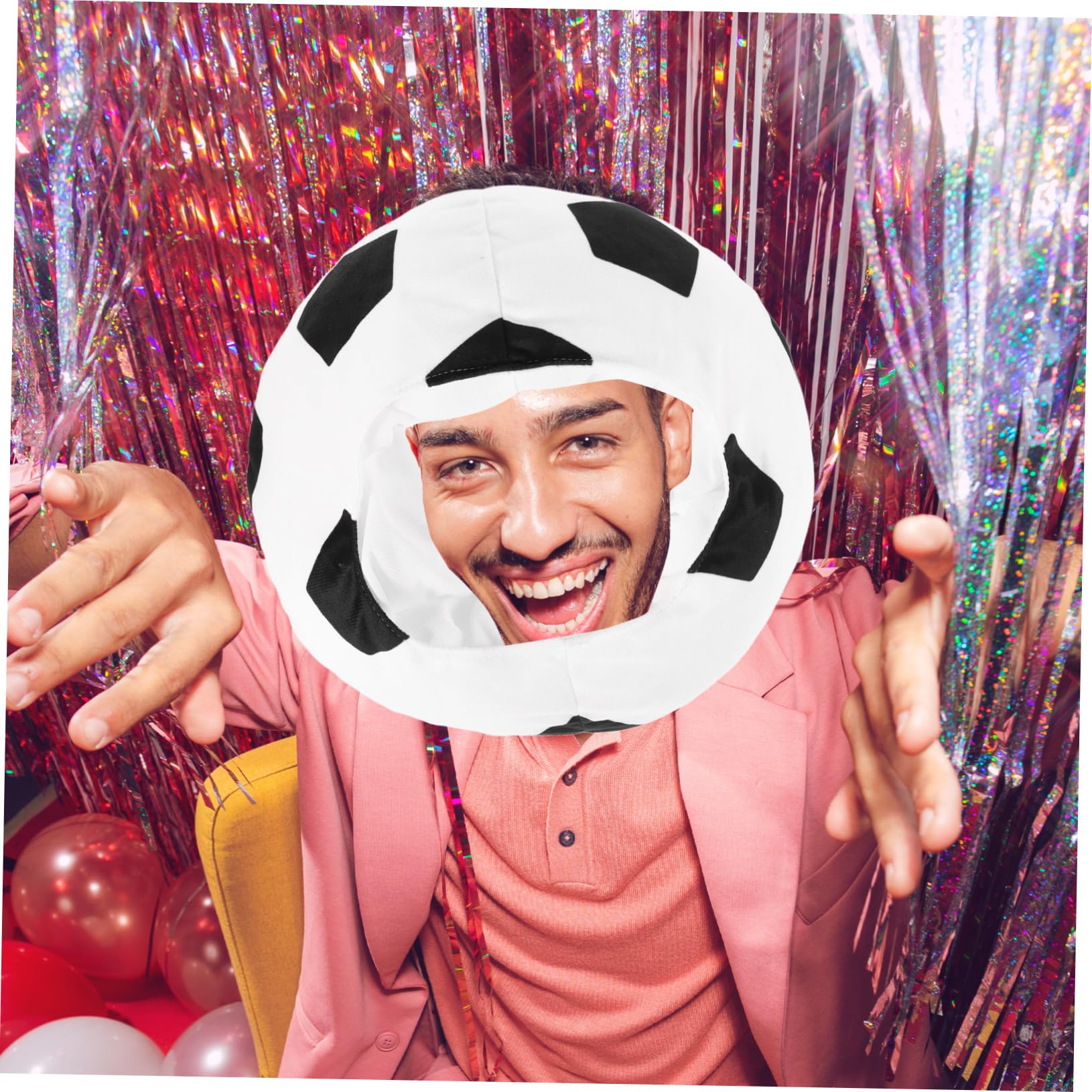 Holibanna Sombrero De Fútbol Divertido y Deportivo Para Fiestas Accesorio De Cabeza Para Animar Eventos Deportivos Protección y Cómoda Para Aficionados Al Fútbol