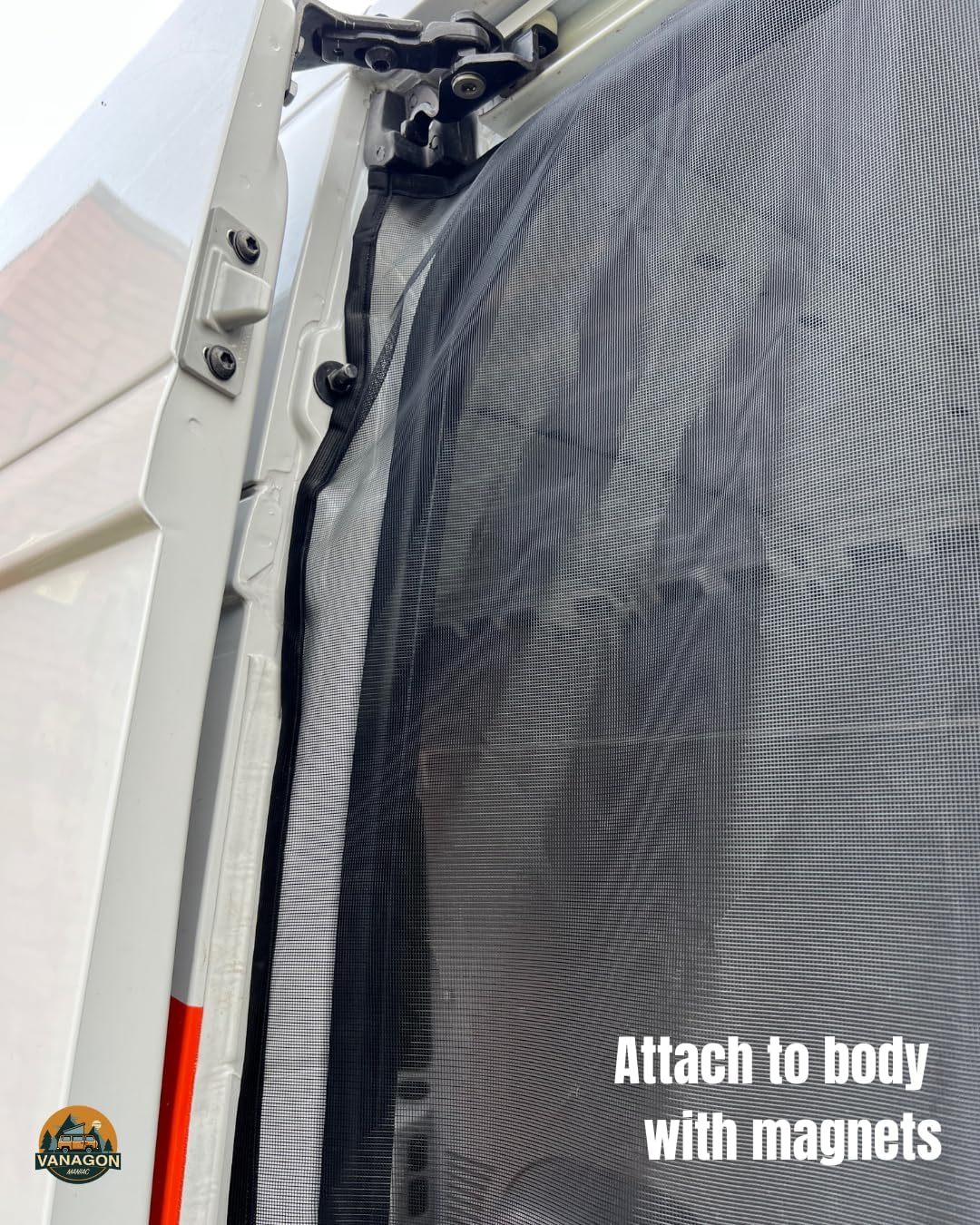 Magnetic Mosquito Net for Fiat Ducato/RAM ProMaster/Peugeot Boxer (2022–2026) – Sliding Door & Rear Door