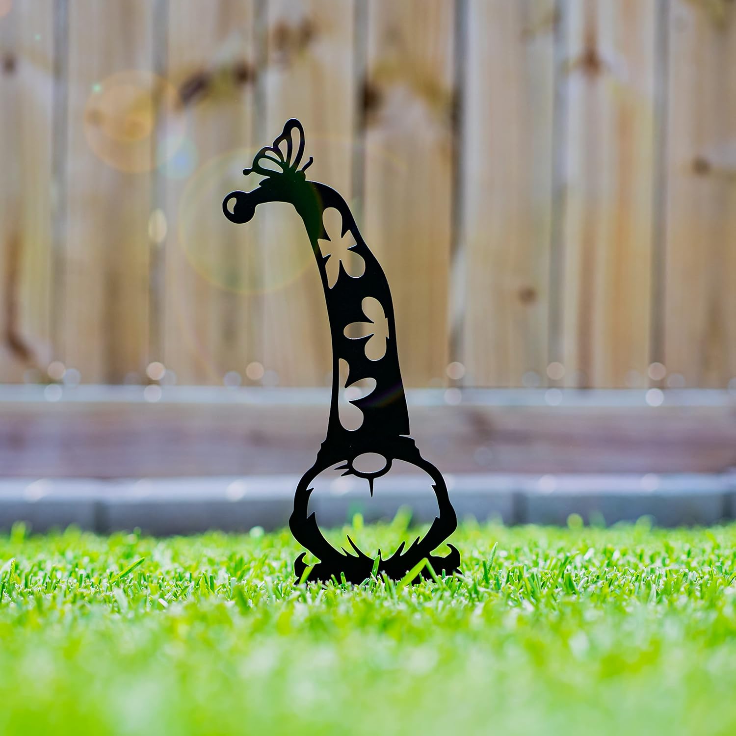 RealSteel Metal Garden Gnomes Set – 3 Pack Steel Lawn Ornaments, Cute & Funny Garden Statues, Weather-Resistant Outdoor Décor, Whimsical Yard Decorations, for Garden Lovers & Home Décor