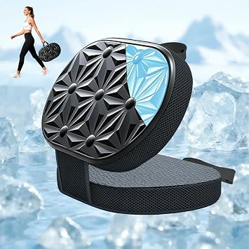 Foldable Cooling Gel Memory Foam Seat Cushion for Outdoor & Stadium Use