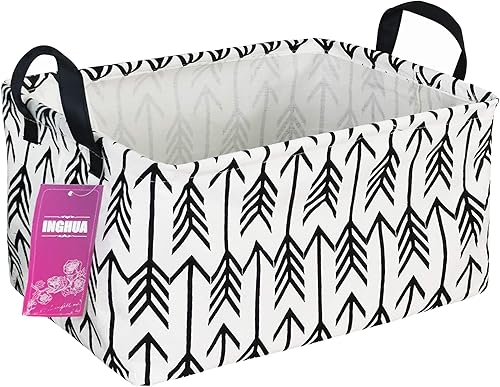 INGHUA - Cesta de almacenamiento rectangular para juguetes, libros, ropa, regalos, mascotas, perfecto para el hogar, oficina, guardería, dormitorio,