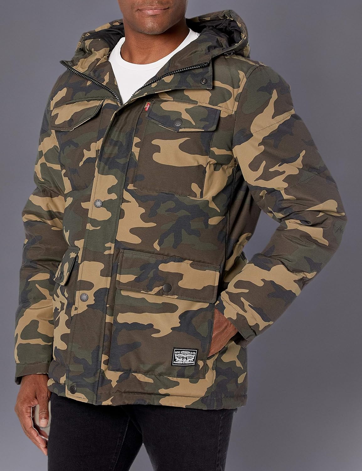 Levi's Men's Arctic Cloth Quilted Performance Parka - Image 7