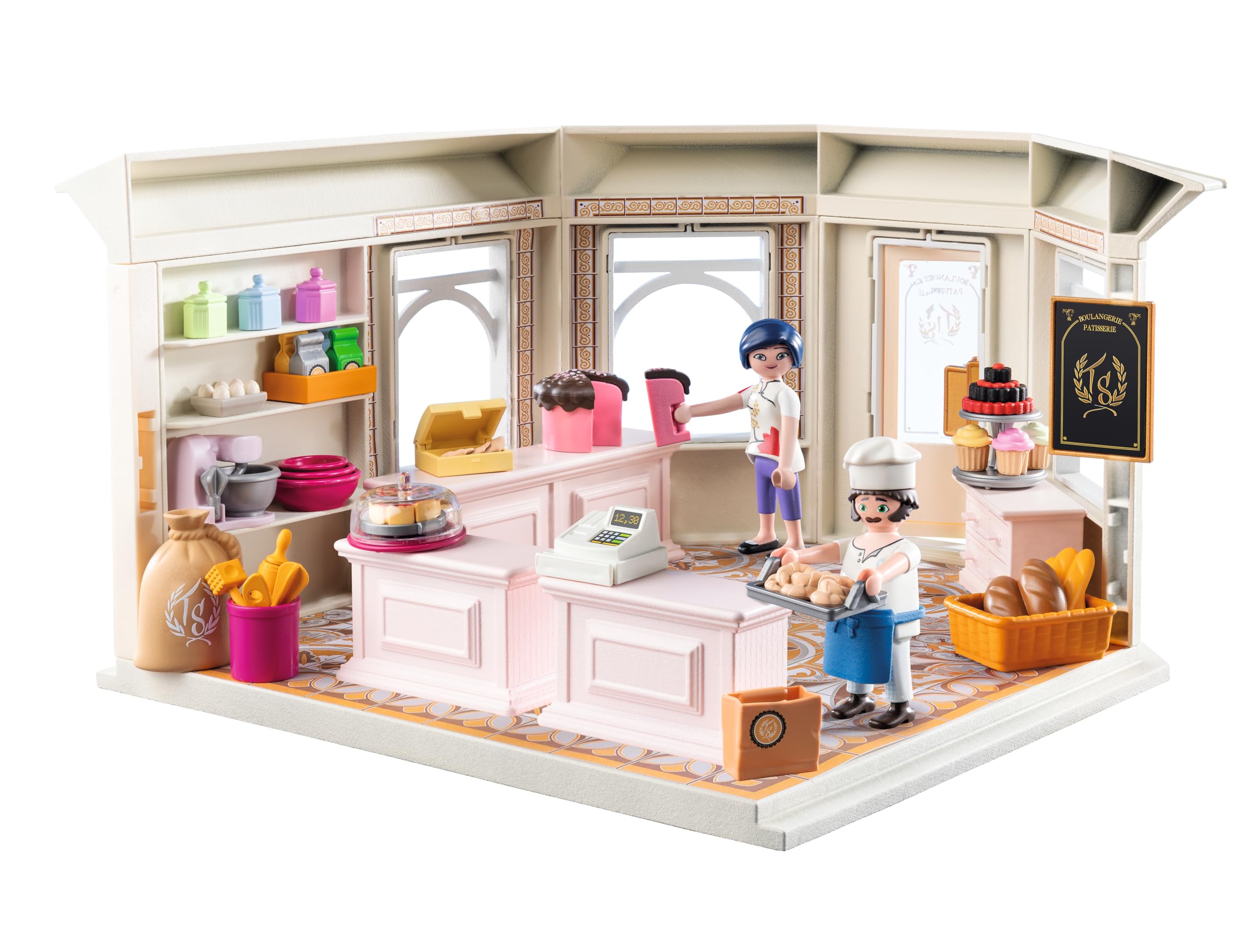 PLAYMOBIL Miraculous | francuska piekarnia | zabawka od 4 lat | prezent dla dzieci | wspiera kreatywność i odgrywanie ról | piekarnia do odtwarzania i interaktywne funkcje gry | 71863