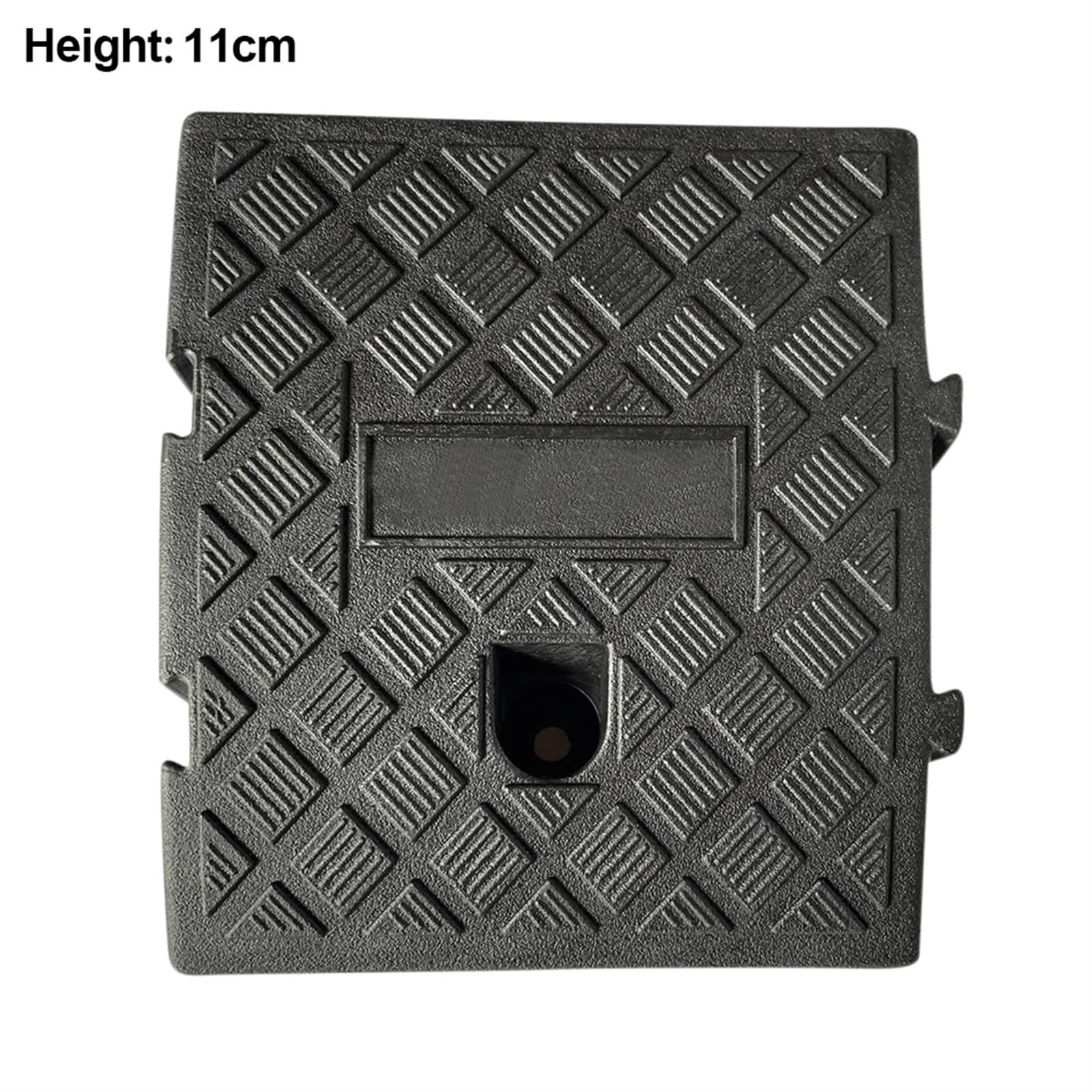 Genérico Kit de rampa de Acceso portátil de Alta Resistencia - Rampa de Acceso de plástico Ligero para Autos, Camiones, remolques, Bicicletas y Motocicletas - Solución Duradera de 25 x 27 x